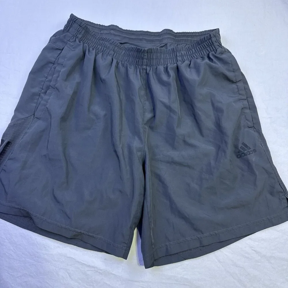 Men's Adidas Aeroready On The Run Running Shorts Medium